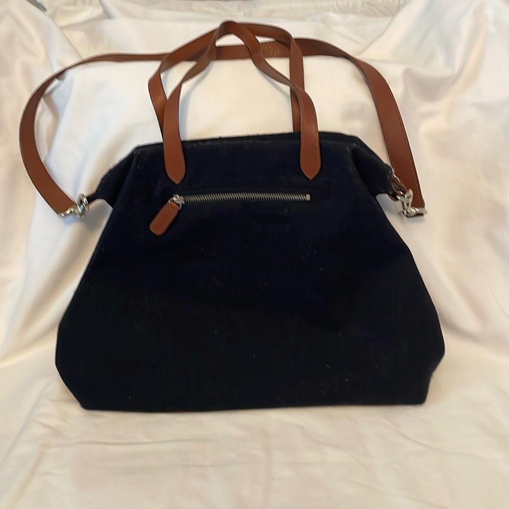 Wool shoulder bag